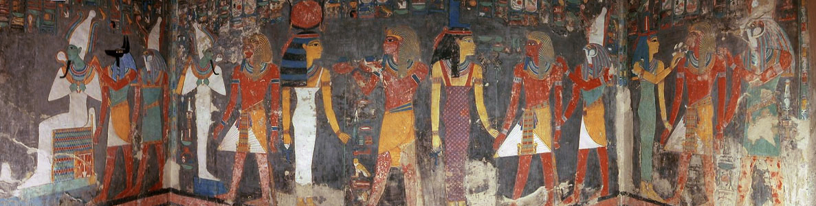 Horemheb detalle de la tumba de Horemheb, Sakara Egipto, dinastía XXI.